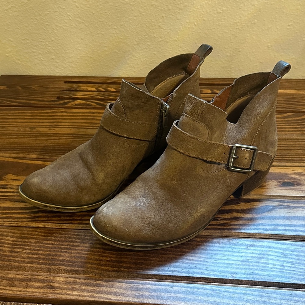 Lucky Brand Brown Ankle Boots